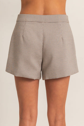 Candice Houndstooth Shorts
