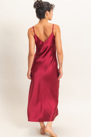 Lola Satin Slip Dress