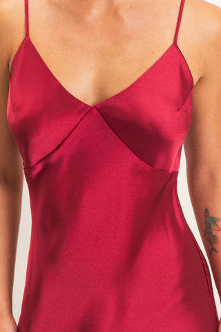 Lola Satin Slip Dress