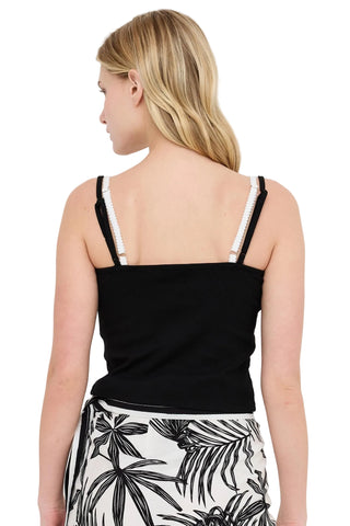 Nancy Contrast Strap Tank Top