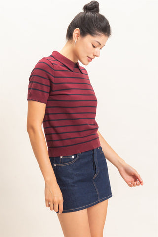 Cynthia Polo Collar Sweater