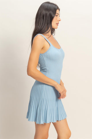 Jenna Pleated Mini Dress