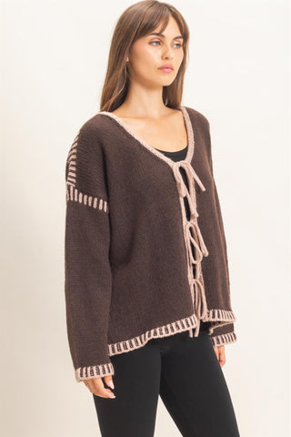 Andrea Tie Front Cardigan