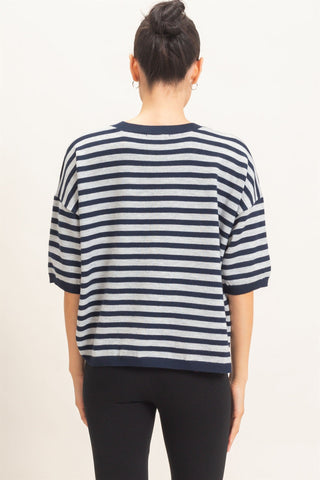 Candice Crew Striped Sweater