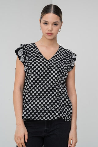 Vero Moda Simi Cap Sleeve Top