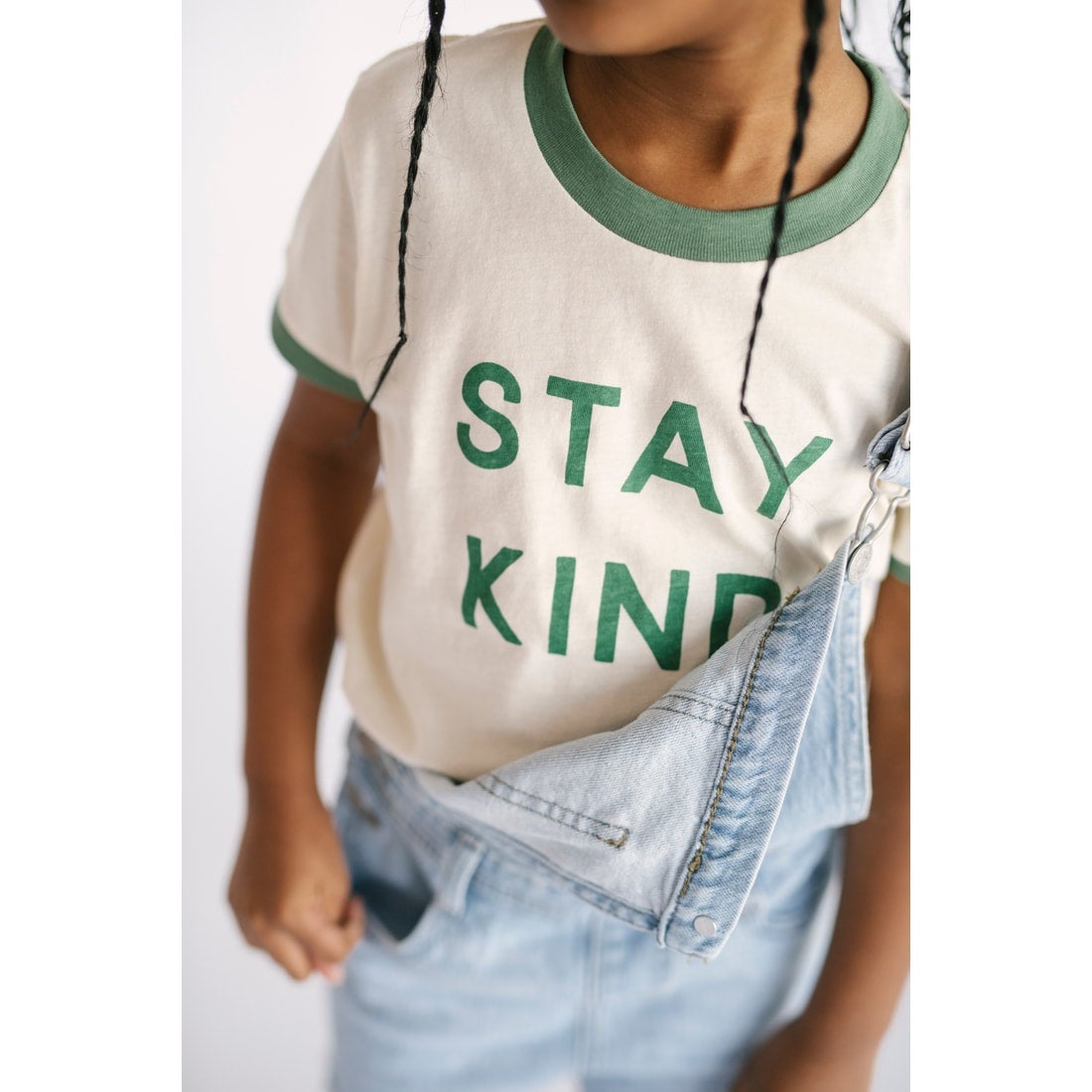 Polished Prints Kids Ringer Tee "Stay Kind"