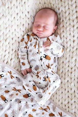 Caden Lane Baby Snuggle Bug Zip Footie
