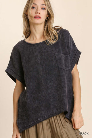 Adelina Fringe Hem Top