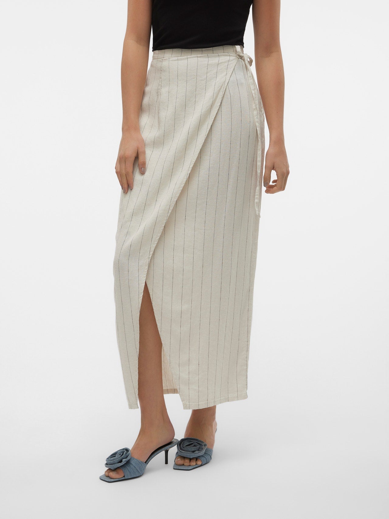 Vero Moda Mindy Linen Wrap Skirt