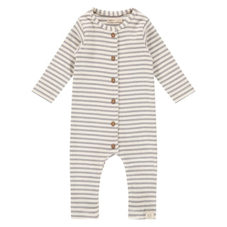 Babyface Baby Neutral Striped Jumpsuit