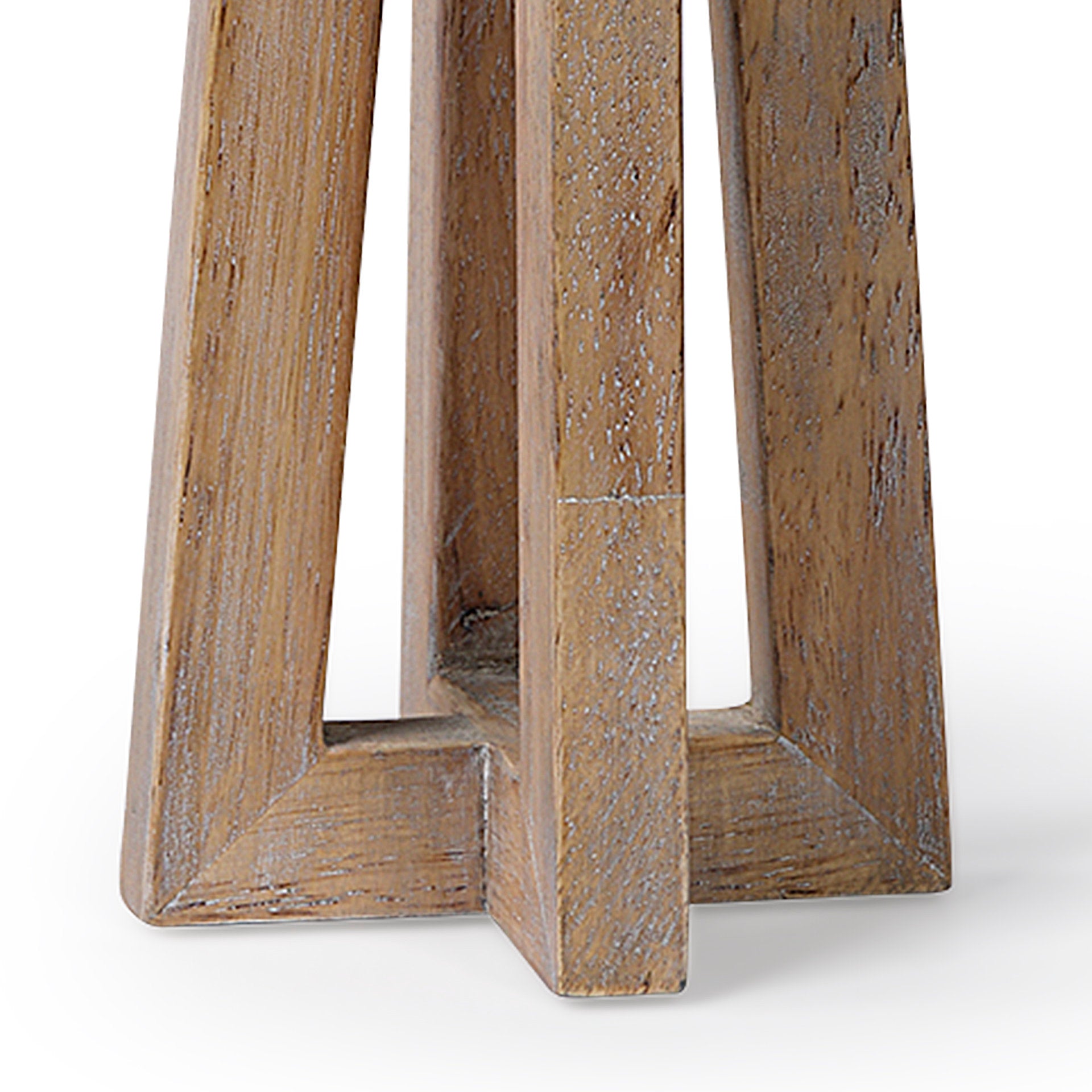 Mercana Astra Wood Pedestal Candle Holder