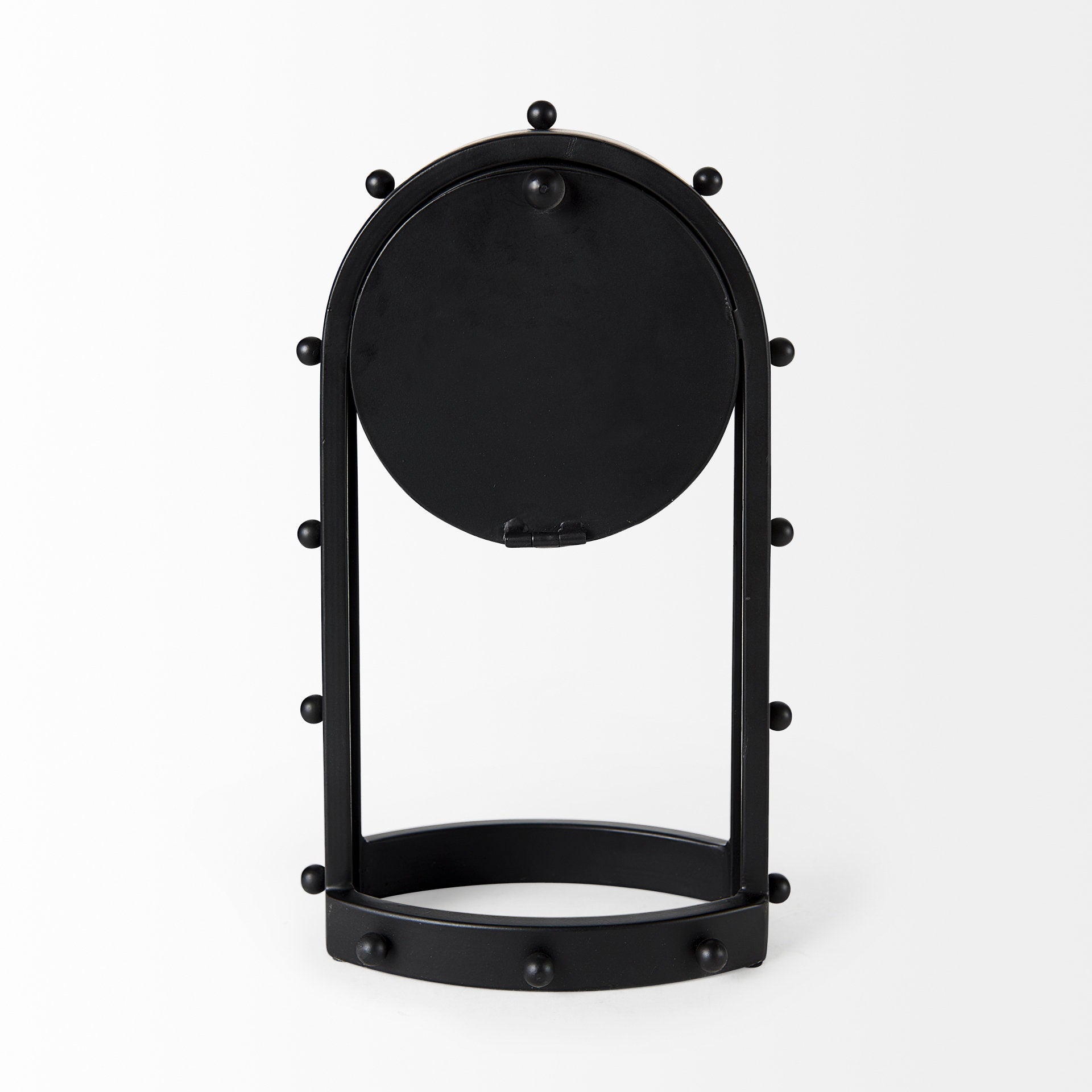 Mercana Marian Black Studded Table Clock