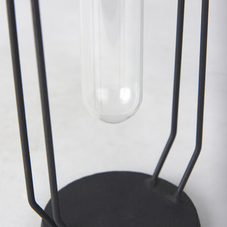 Mercana Aria Metal And Glass Vial Vase
