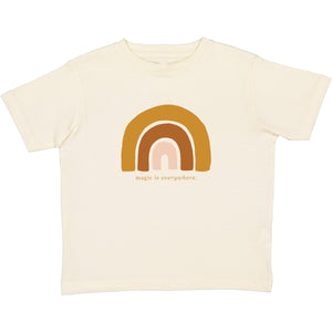Polished Prints Kids Tee "Rainbow/Magic is Everywhere"