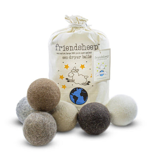 Friendsheep Wool Solid Color Dryer Balls