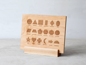 Commons Wooden Shapes Board Set