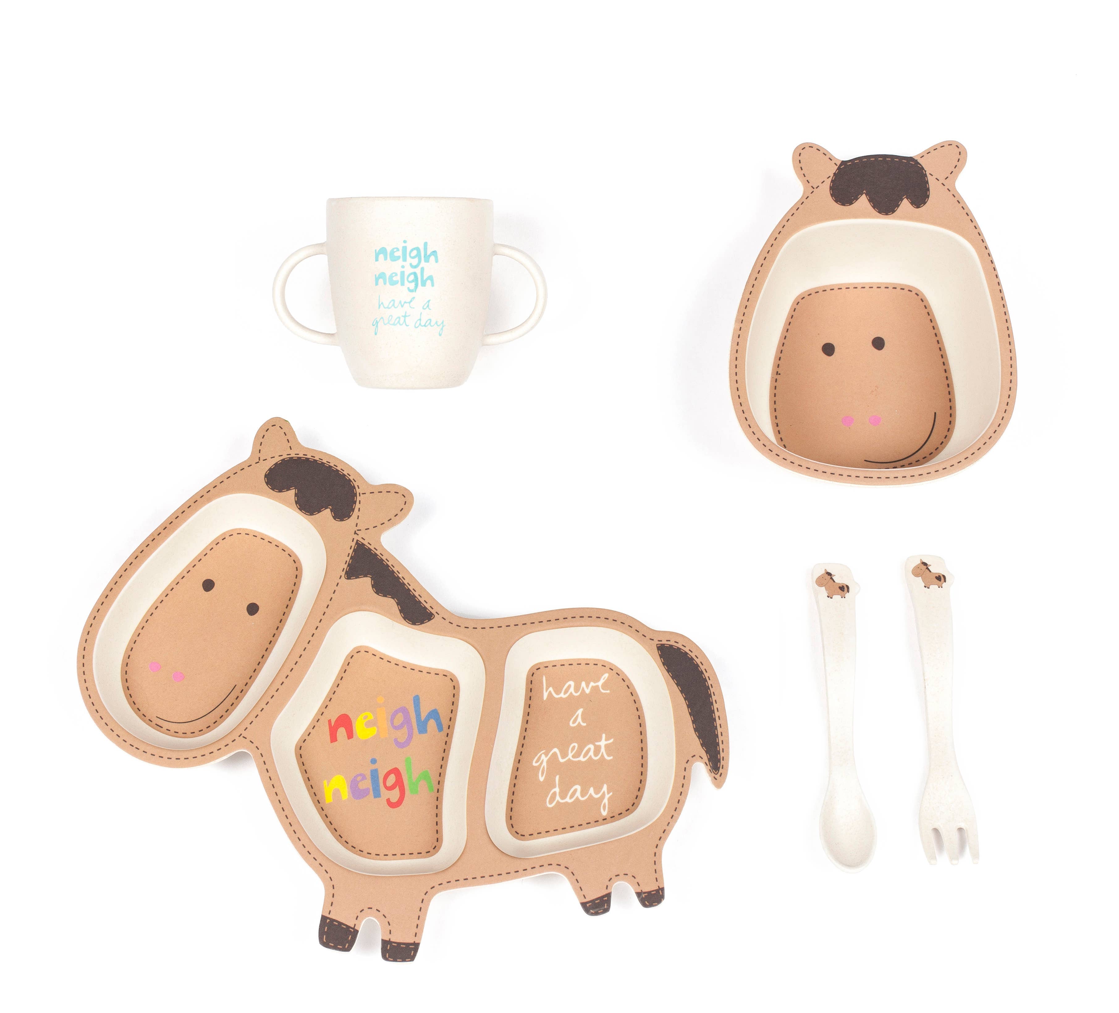 Kids Biodegradable Plate Set