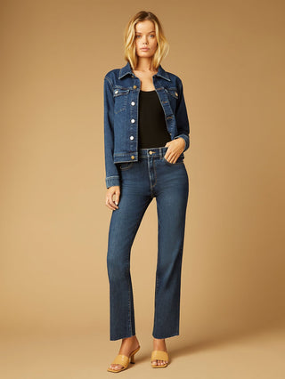 DL1961 Womens Patti Straight High Rise Vintage