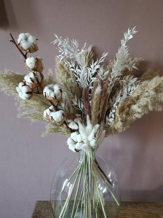 Neutral Pampas Grass Bouquet