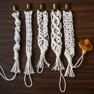 Macrame Pacifier Clip