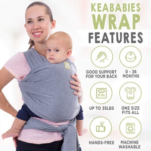 KeaBabies Baby Wrap Carrier