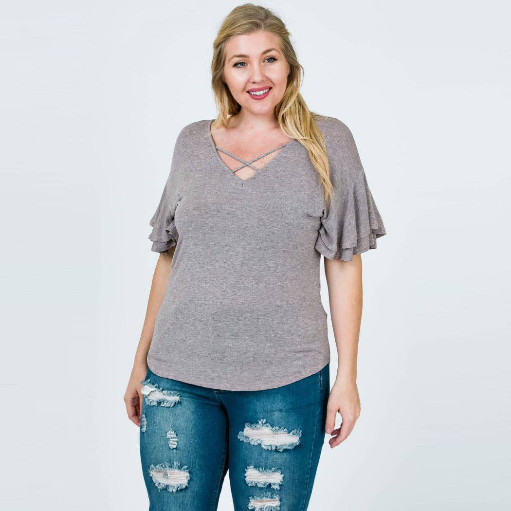 Commons Womens Plus Katherine Top