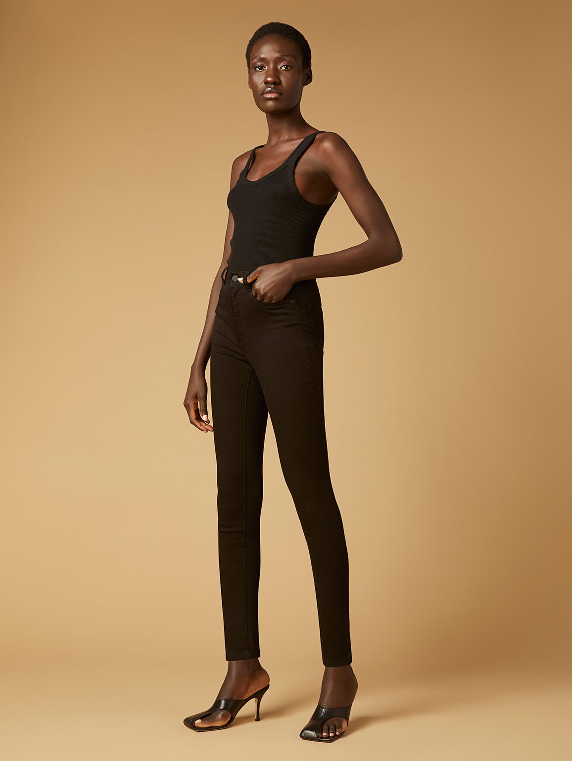 DL1961 Womens Farrow Skinny High Rise Ankle