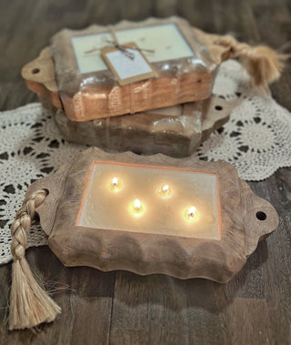 Evergreen Roots NW Harbor Soy Wax Candle Tray