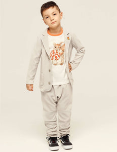 Commons Kids GOTS Organic Cotton Knee Patch Jersey Joggers