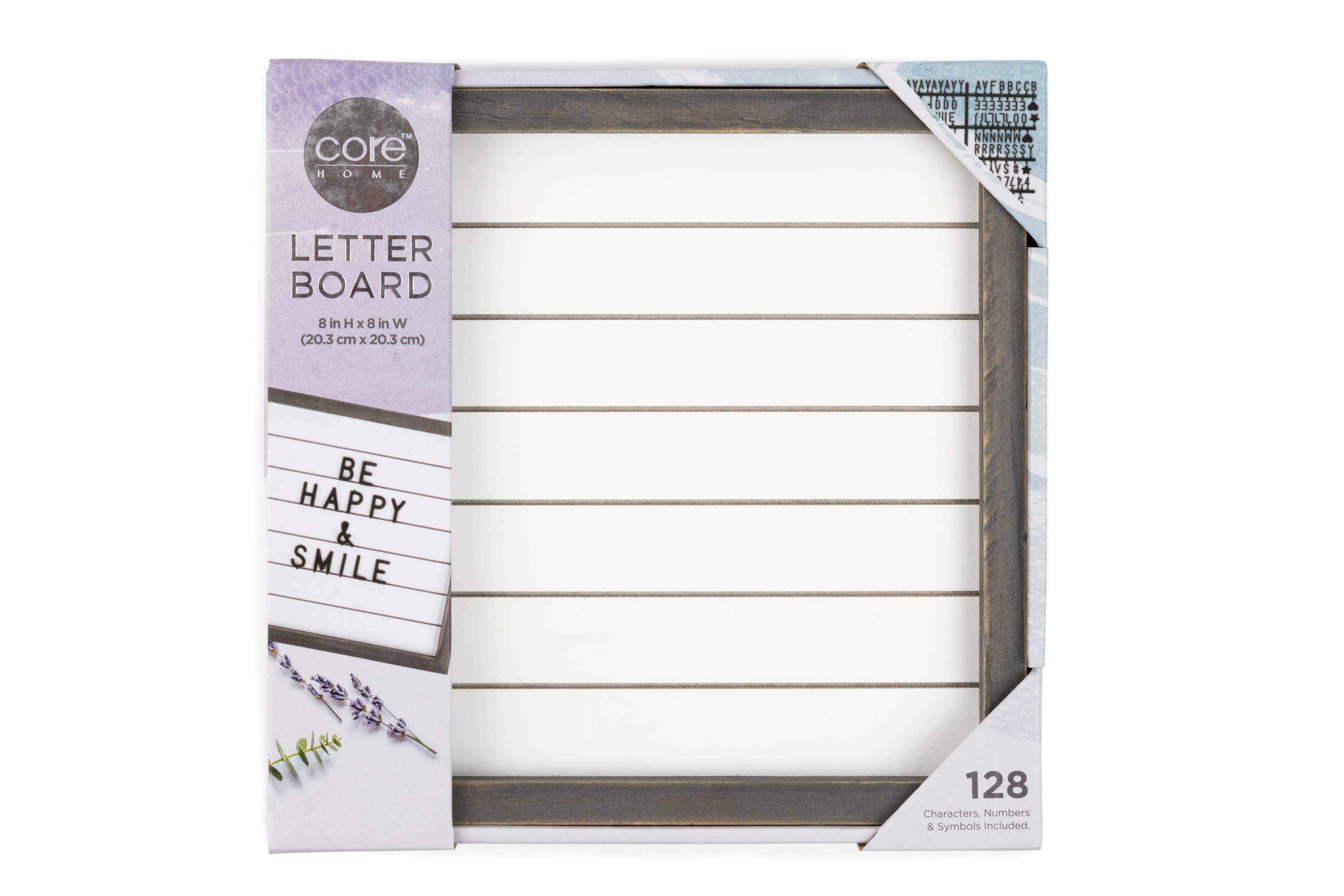 Core Wood Letter Boards