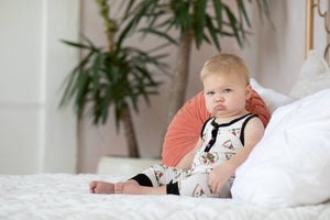 Peregrine Tank Romper Pizza