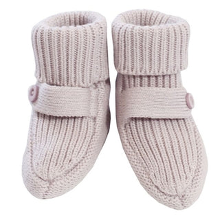 Viverano Knit Color Button Booties