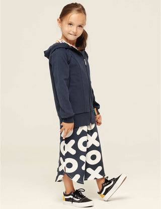 Commons Kids GOTS Organic Cotton Zip-Up Long Hoodie