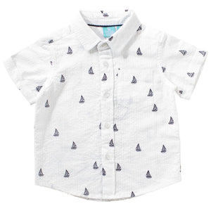 Bear Camp Sailboat Shirt Woven
