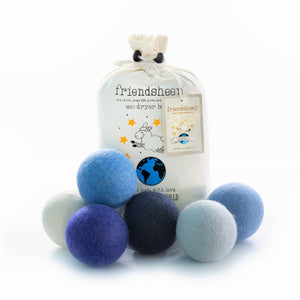 Friendsheep Wool Solid Color Dryer Balls