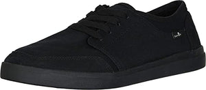 Sanuk Mens Vagabond Lace Sneaker Black