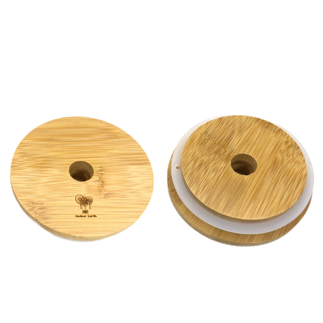 Green Basics Bamboo Mason Jar Lids