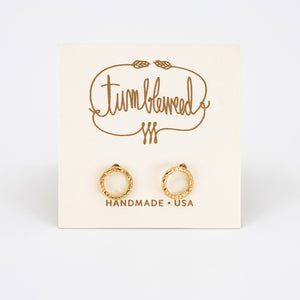 Tumbleweed Gold Earring Collection