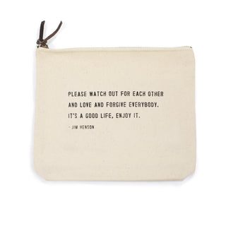 Sugarboo Canvas Zip Bag