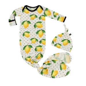 Peregrine Newborn Gown Set Lemons