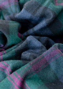 Tartan Blanket Recycled Wool Knee Blanket - Baird 28" L