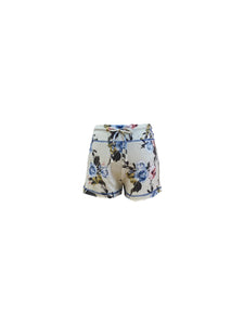 Little Mass Girls French Terry Floral Shorts