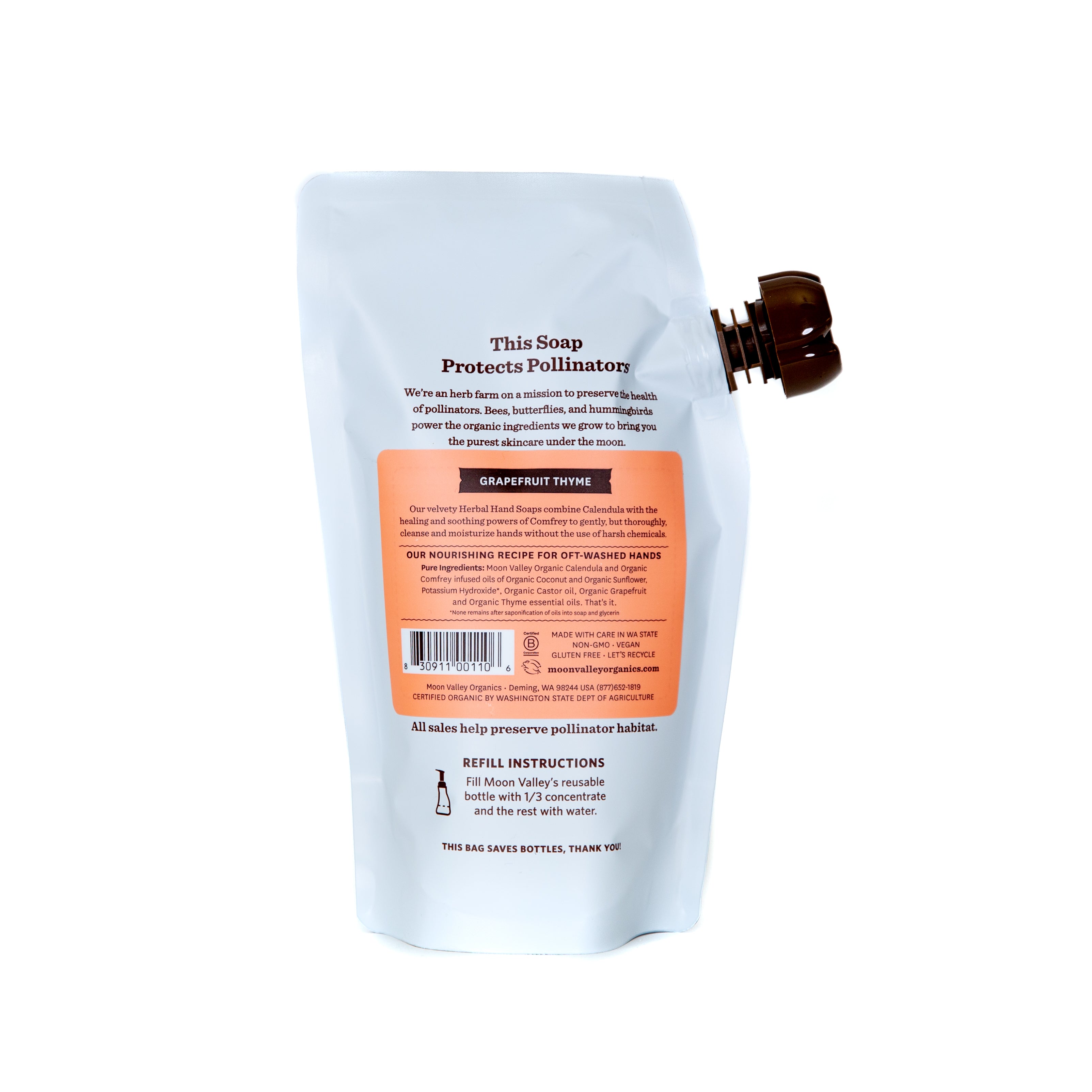 Moon Valley Organics Foaming Soap Refill