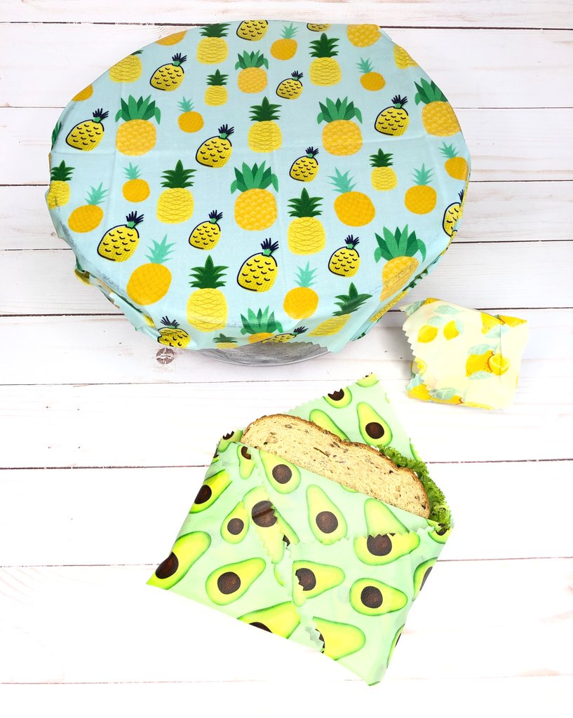 Green Basics Vegan Wax Food Wraps 3pk