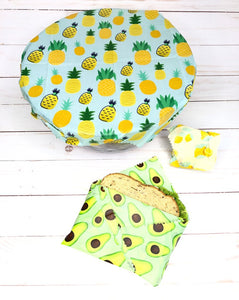 Green Basics Vegan Wax Food Wraps 3pk
