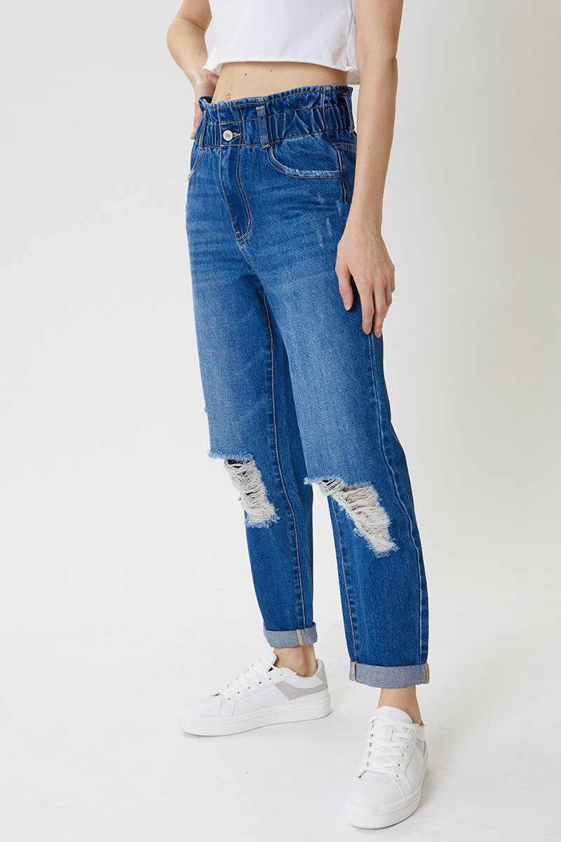 KanCan Olivia Ultra High Rise Boyfriend Jeans