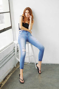 KanCan Chanell High Rise Ankle Skinny Jeans