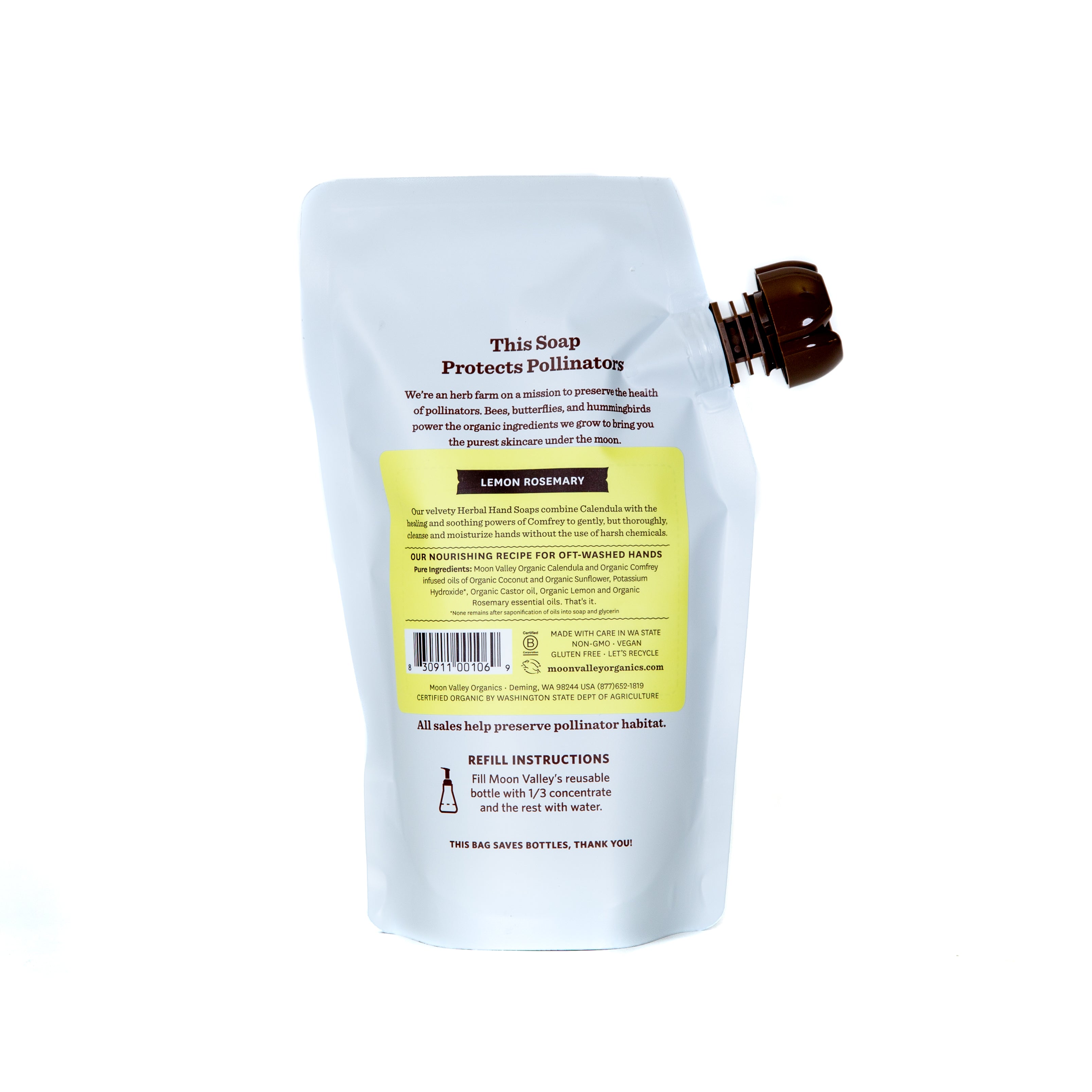 Moon Valley Organics Foaming Soap Refill