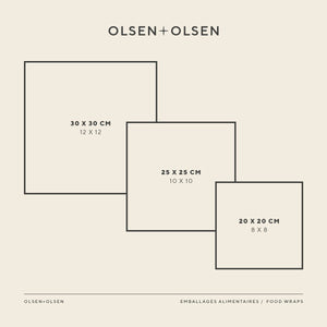 Olsen Beeswax Food Wraps 3-Pack
