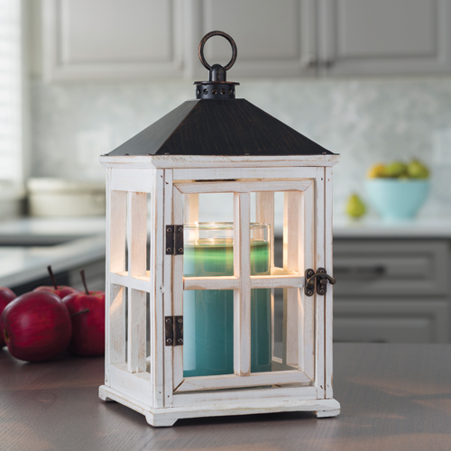 Airome Warmer Lantern Weathered White